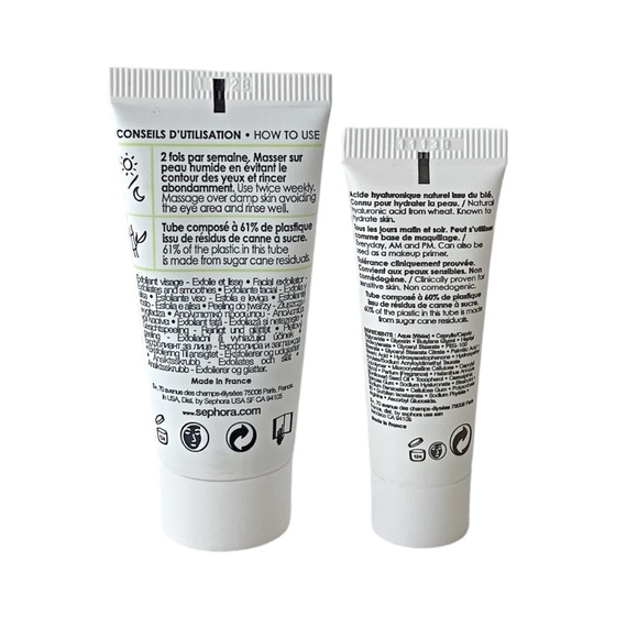 NWT Sephora Bright Skin Exfoliating Scrub and All Day Hydrator minis - Picture 2 of 4